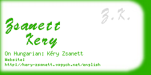 zsanett kery business card